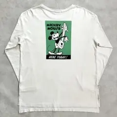 Disney ディズニー ミッキーマウス 長袖Tシャツ レディース Mサイズ
