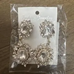 ビジュー ピアス ゴールドカラー 華やか