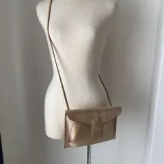 vanessabruno レザーショルダーバッグ ヌメ革 ミニバッグ 本革