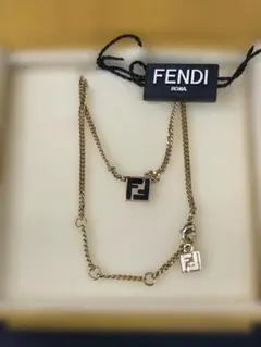 FENDI ゴールド チェーンネックレスのサムネイル