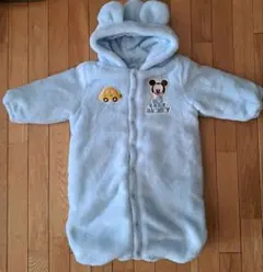 美品★2way カバーオール ミッキー 50〜 70　ディズニー 　アウター