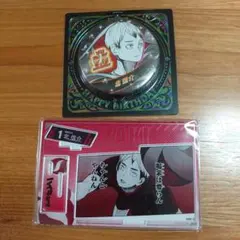 ハイキュー 北信介 ジャンプショップ バースデイ ジオラマフィギュア 缶バッジ