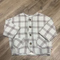 美品 テータテート 薄手アウター 80センチ