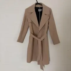 ASOS トレンチコート ベージュ ダブルボタンのサムネイル