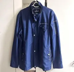DUNLOP メンズ ネイビー ナイロンジャケット Lサイズ 春服