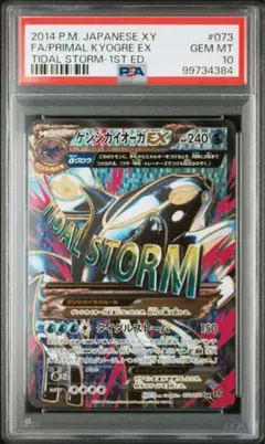 PSA10 ポケモンカード タイダルストーム カイオーガEX SR Kyogre Amazon.co.jp: ポケモンカードゲームXY ゲンシカイオーガEX（SR
