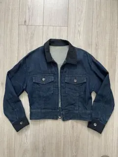 コムサイズム デニム クロップドジャケット