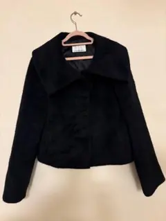 M-premierBLACK ブラックピーコート 34サイズ
