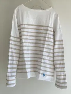 ORCIVALオーシバル ドロップショルダーラッセルボーダーバスクシャツ