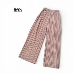 【新品未使用】fifth フィフス プリーツワイドパンツ M ピンク きれいめ