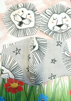 子供用立体インナー(ライオンさん)