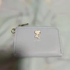 処分価格　スヌーピー　カードケース　ポーチ　ブルー