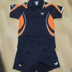 Butterfly 卓球ウェア 黒/オレンジ