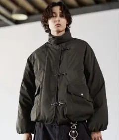 【bleme】ファイヤーマン 中綿ブルゾン カーキ　L 完売品