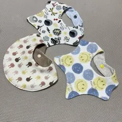 スタイ各種3枚スマイリー・ラビット・浴衣柄