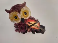 新品　フクロウのバイオリン弾き