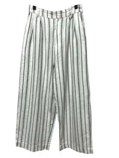 アーバンリサーチ Sonny Label リネン混 ストライプ ワイドパンツ36