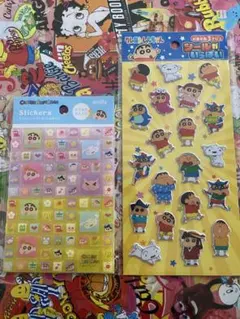 クレヨンしんちゃんタイルシール　ぷっくりシール