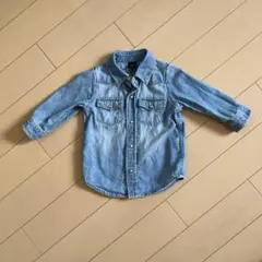 babyGap デニムブルー 長袖シャツ 80