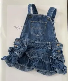 babyGap デニムオーバーオールワンピース 6-12m