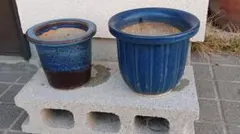 お買い得 2個セット 陶器 植木鉢 盆栽 観葉植物 骨董品