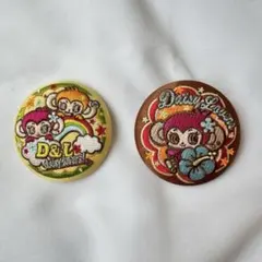 ナルミヤキャラクターズ 刺繍缶バッジビスケット