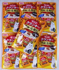 CIAO クランキー ちゅ〜る和え かつお味 6g×7袋　７個セットのサムネイル