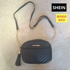 SHEIN　キルティングショルダーバッグ　ブラック