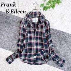 フランク&アイリーン　チェック　長袖シャツ　コットン　XXS