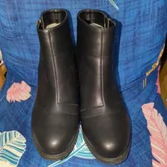 「美品」オリエンタルトラフィック ブラックショートブーツ サイドファスナー