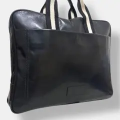 美品 バリー　ブリーフケース　トレインスポッティング　レザー ブラック A4収納
