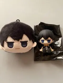 ハイキュー フェイスぬいぐるみキーホルダー・じとっとラバーフィギュア 影山飛雄