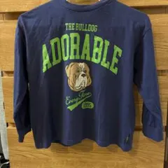 BREEZE ブルドッグプリント 長袖カットソー 120