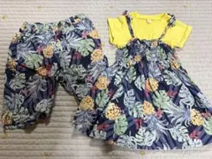 アプレレクール　パンツ　ワンピース　兄妹　お揃い　リンクコーデ　90 120