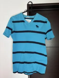 Abercrombie & Fitch ストライプ Tシャツ M