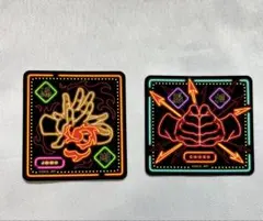 呪術廻戦　渋谷事変　死滅回遊　掌印ステッカー　脹相　漏瑚　2枚セット