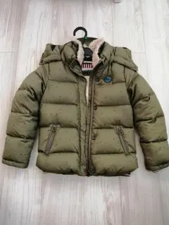 スコッチ＆ソーダ　ダウンジャケット　カーキ　サイズ 130 スコッチリベル