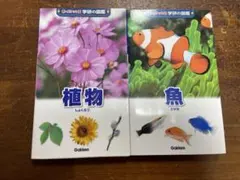 新・ポケット版　学研の図鑑　魚&植物　計2冊
