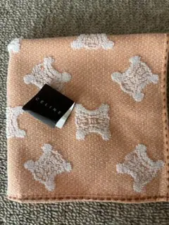 新品CELINE ロゴパターンタオルハンカチ
