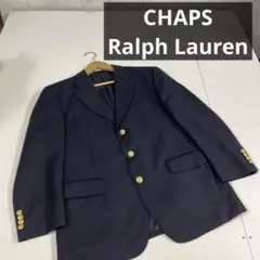 CHAPS ラルフローレン　ジャケット　ブレザー　紺ブレ　金ボタン　古着