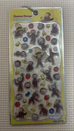 【新品】プチドロップステッカー　おさるのジョージ　ボンボンドロップ