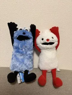 2種　パペットスンスン BIGおすわりぬいぐるみ WA! ノンノン スンスン