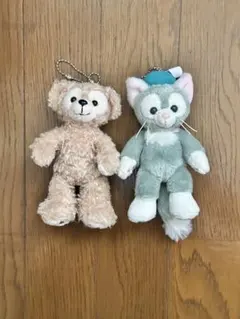 ダッフィー ジェラトーニ ぬいぐるみバッジ