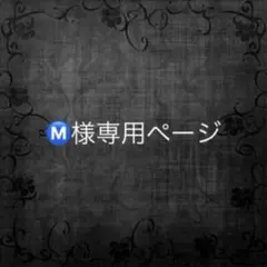 Ⓜ️様専用ページ