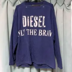 DIESEL ネイビー長袖Tシャツ