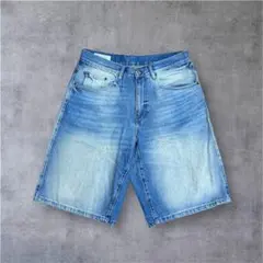 ZARA ライトブルー デニムショートパンツ ジョーツ ショーツ