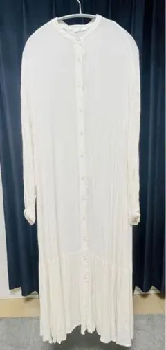 ITEMS URBAN RESEARCH ロングシャツワンピース オフホワイト