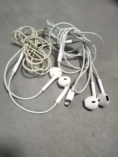Apple純正　有線イヤホン2個セット　EarPods