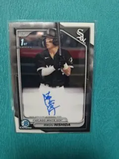 西田陸浮 1st Bowman 直筆サインカード Topps auto - メルカリ