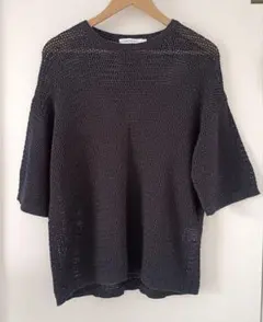 AMERICAN HOLIC　半袖メッシュニットプルオーバー　Lサイズ　アメホリのサムネイル